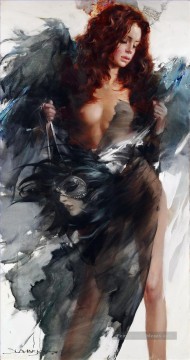 Une jolie femme ISNY 15 Impressionist Peinture à l'huile